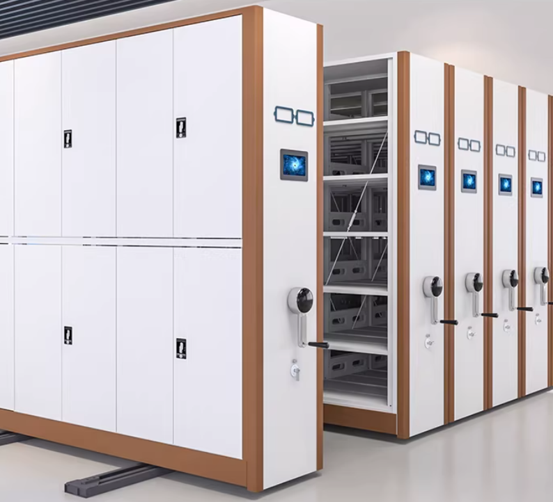 智能密集架档案室电动移动手摇档案凭证资料柜定制病案文件密集柜